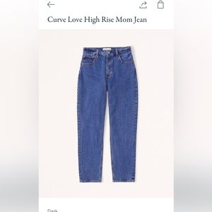 abercrombie curve love mom jeans